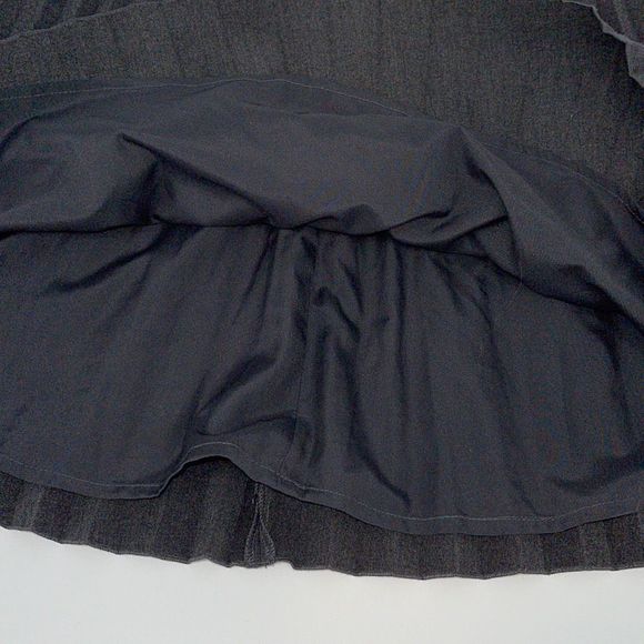 J. Crew Womens Pleated Skirt Knee Length Lined Casual Flare Gray Size 0 - Picture 6 of 8